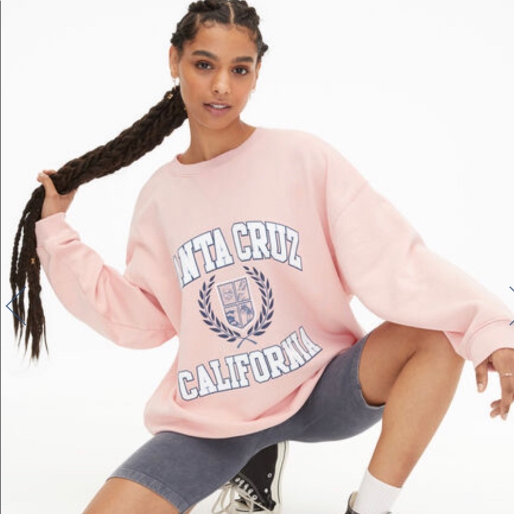 Aeropostale Santa Cruz oversize crewneck – Xs